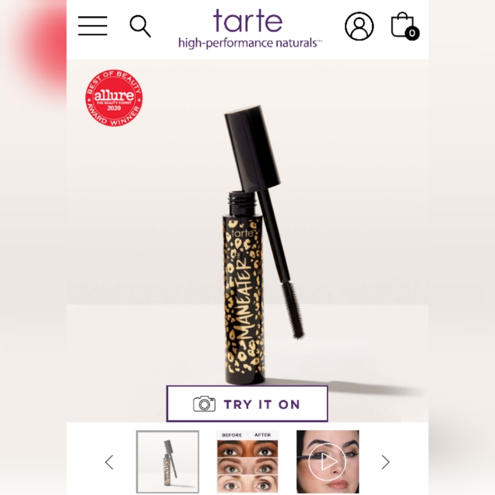 Tarte Maneater Mascara - Volume, Length & Curl